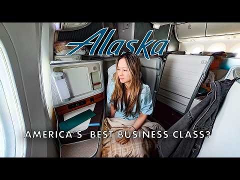 AMERICA'S BEST BUSINESS CLASS? Review Alaska Airlines Business Class 787-9 SEA-ICN