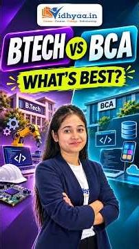 B.Tech vs BCA: Which Is Better After 12th? | Career, Jobs & Scope