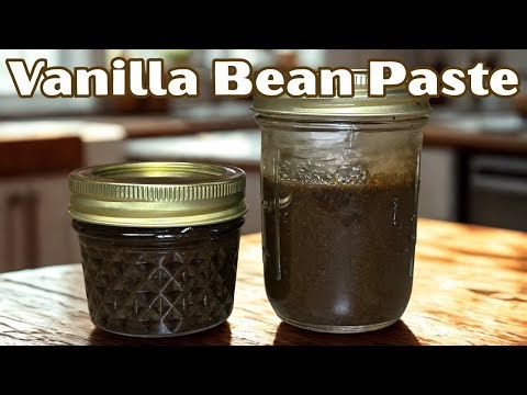 Vanilla Bean Paste Two Ways: With & Without Alcohol