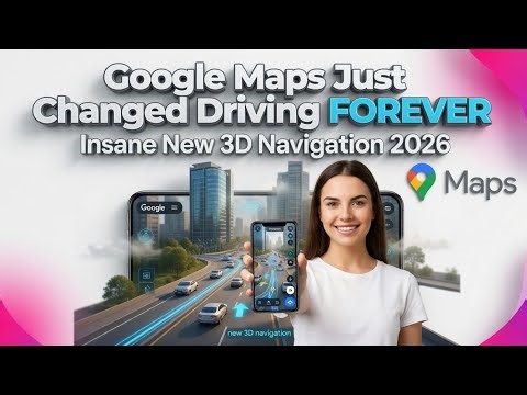 Google maps just changed driving forever (New 3D Navigation)