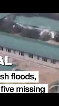 Five people missing as fresh flash floods hit central Nepal • FRANCE 24 English