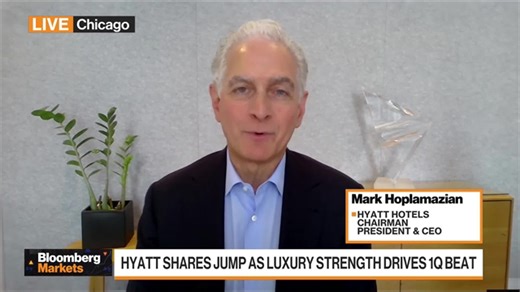 'No signs whatsoever' of consumer pullback: Hoplamazian