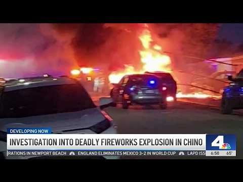 Investigation into deadly fireworks explosion in Chino