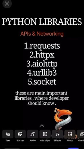 Top Python APIs & Networking Libraries Every Developer Must Know 🔥