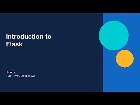 Introduction to Flask