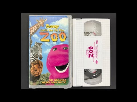 Barney: Let's Go to the Zoo (2001 VHS) | Full Movie Tape Rip
