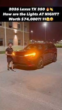 Is the 2026 Lexus TX 350 Equipped with the Lighting You'd Expect for $75,000??