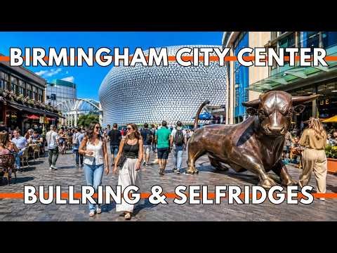 BIRMINGHAM CITY CENTRE 2026 4K WALKING TOUR | New Street Station, Selfridges & Bullring