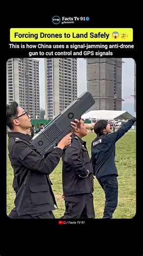 This is how China's Anti-Drone Gun Silently Takes Down Illegal Drones