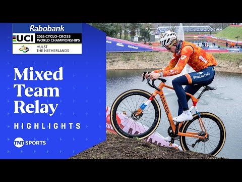 CRAZY RACE 🤪 | UCI Cyclocross World Championships Mixed Team Relay Highlights | TNT Sports Cycling