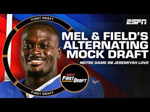 🚨2026 ALTERNATING MOCK DRAFT🚨 w/Mel Kiper Jr. & Field Yates! | First Draft🏈
