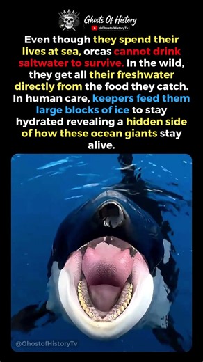 How Orcas Get Freshwater