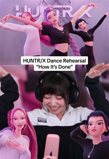 HUNTR/X “How It’s Done” Dance Rehearsal — K-pop choreography practice