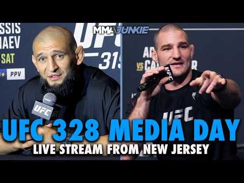 🔴 UFC 328: Chimaev vs. Strickland media day