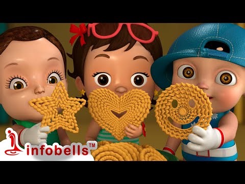 மொறு மொறு மொறு முறுக்கு, எனக்கு வேண்டும் முறுக்கு | Tamil Rhymes for Children | Infobells #muruku