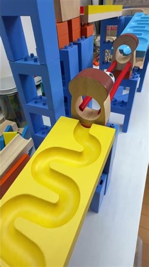 マーブルランレース Trix Track and HABA mixed course 63 #マーブルラン #marblerun #marblesrace #ビー玉転がし #TrixTrack