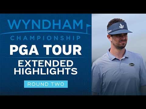 PGA Tour Highlights: Wyndham Championship 2026, Round Two | Golf Channel