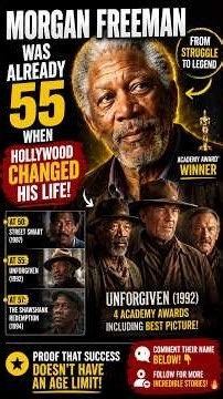 Morgan Freeman Was Already 55 When Hollywood Changed His Life 🤯
