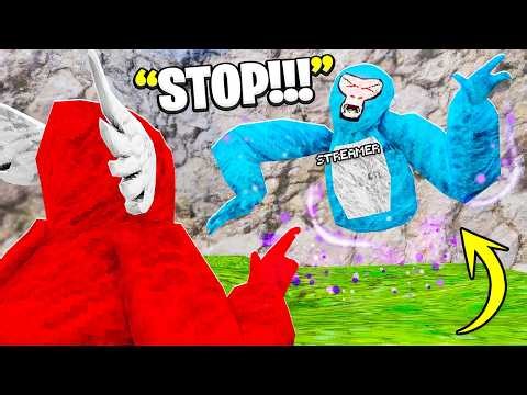 Using HACKS To DESTROY TOXIC STREAMER In Gorilla Tag...
