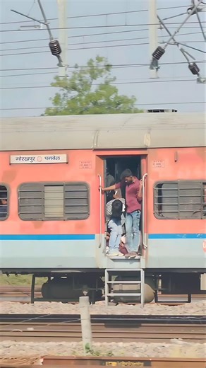High speed action as WAP-7 runs fast with LHB coaches on smooth and stable railway tracks