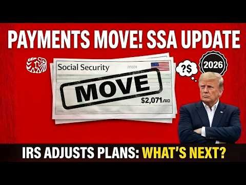 SSA Confirms SSI & SSDI Payment Move as IRS Adjusts Stimulus Plans