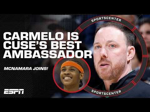 Gerry McNamara says NO ONE has accomplished more than Carmelo Anthony for Syracuse 🙌 | SportsCenter