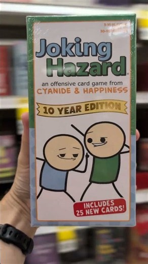 Joking Hazard 10 Year Edition with 25 new cards is NOW AVAILABLE in your local Target or Target.com!
