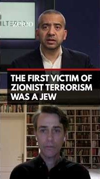 The First Victim of Zionist Terrorism Was a Jew