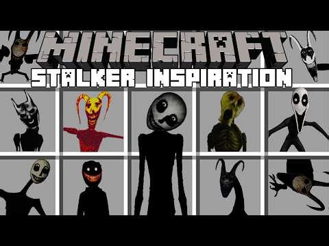 Minecraft STALKER INSPIRATION MOD / STALKER INSPIRATION HORROR MOD! (Minecraft Mods)