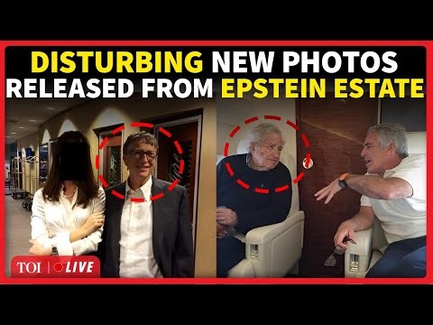 Epstein Files News LIVE: Bill Gates, Noam Chomsky Seen In NEWLY Released Epstein Estate Photos