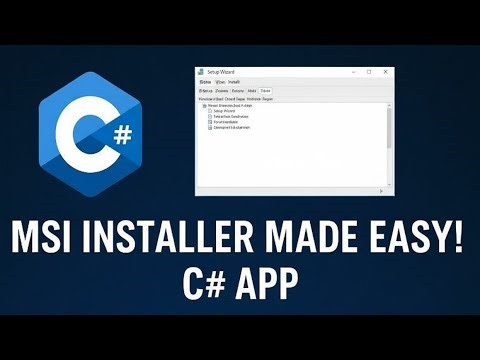 Create MSI Installer in Visual Studio 2022 | C# Project Setup Guide