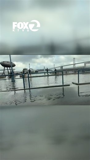 KTVU Channel 2 News on Instagram: "Yesterday, San Francisco recorded its highest tide since 1988. The weather has caused floods, slowdowns, and flight delays. The rain filled holiday season is set to run through Monday."