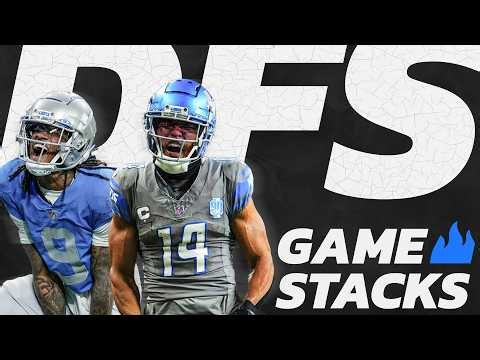 DraftKings NFL DFS Game Stacking Strategy | How to Play NFL DFS on DraftKings