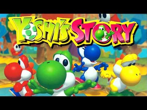 Yoshi's Story - Full Game Walkthrough | 100% No Damage Gameplay