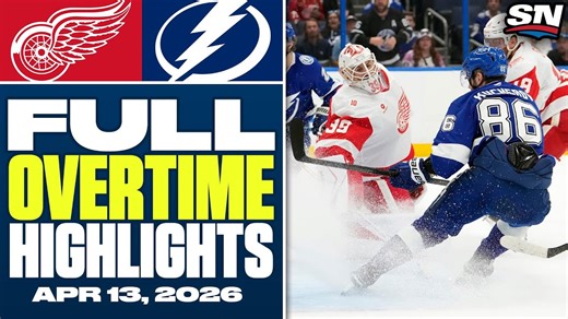 Detroit Red Wings vs. Tampa Bay Lightning | FULL Overtime Highlights - April 13, 2026