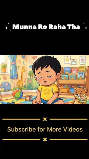 Munna Ro Raha Tha | मुन्ना रो रहा था | crying baby song #shorts