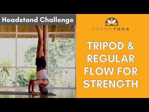 Yoga Headstand Challenge: Tripod & Classic Handstand Flow — Build Strength & Teach Confidence