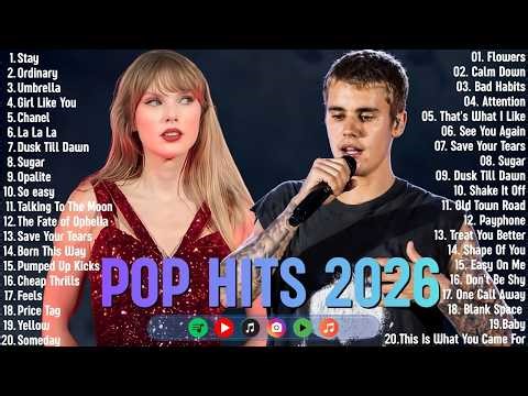 Top Trending Songs 2026🍹🎧Spotify Pop Hits Playlist 🔥 Justin Bieber, Bruno Mars, Taylor Swift, Zayn