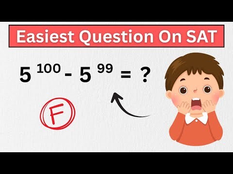 Easiest SAT Math Question Ever? 🤯 Solve in 5 Seconds!
