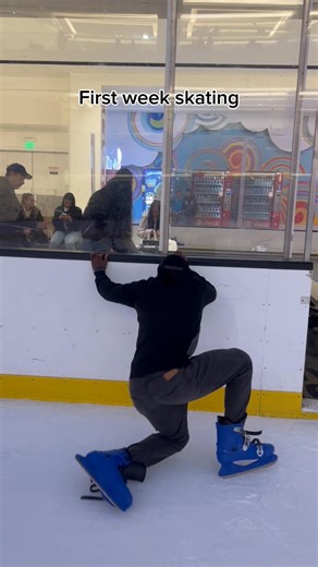 First time ice skating #hockey #iceskating #skating #figureskating #skate #ice