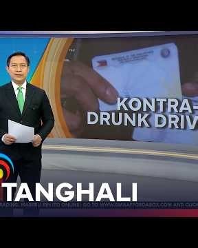Kontra-drunk driving | Balitanghali