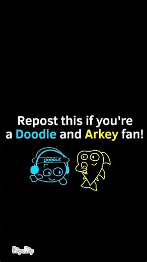 DOODLE AND ARKEY FANS ASSEMBLE #doodle #arkey #doodleandarkey