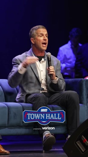 John Harbaugh on coaching in New York 🗣️ #giants #nfl #johnharbaugh #newyorkgiants