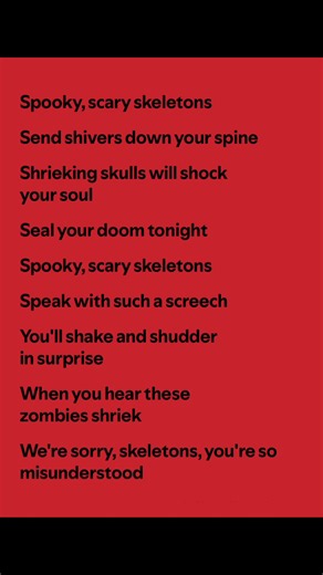 Spooky-Scary Skeletons Lyrics | Hear & Enjoy the Song