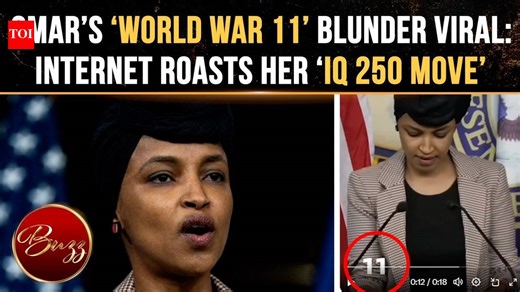 Ilhan Omar’s ‘World War 11’ Slip Sparks BRUTAL Backlash; Resurfaced VIRAL Clip Triggers Meme Storm
