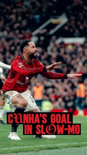 The pass. The finish. The celebration. Absolute cinema 🤌 | Manchester United