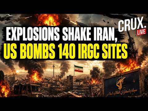 LIVE | Massive Explosions in Bandar Abbas, Qeshm Island as US Bombs '140 Military Targets' in Iran