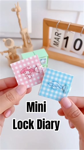 Mini Lock Diary | No Glue ❌ No Tape ❌ #diy #craft #papercraft #craftideas #handmade