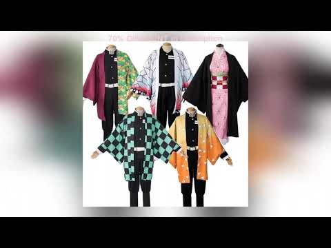 #New Demon Slayer Cosplay Tanjiro Nezuko Cosplay Kids Shinobu Costume Japanese Anime Cartoon Hallow