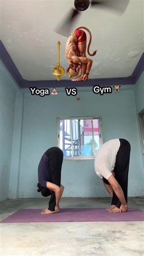 Forward Bend progress: gym to yoga flexibility